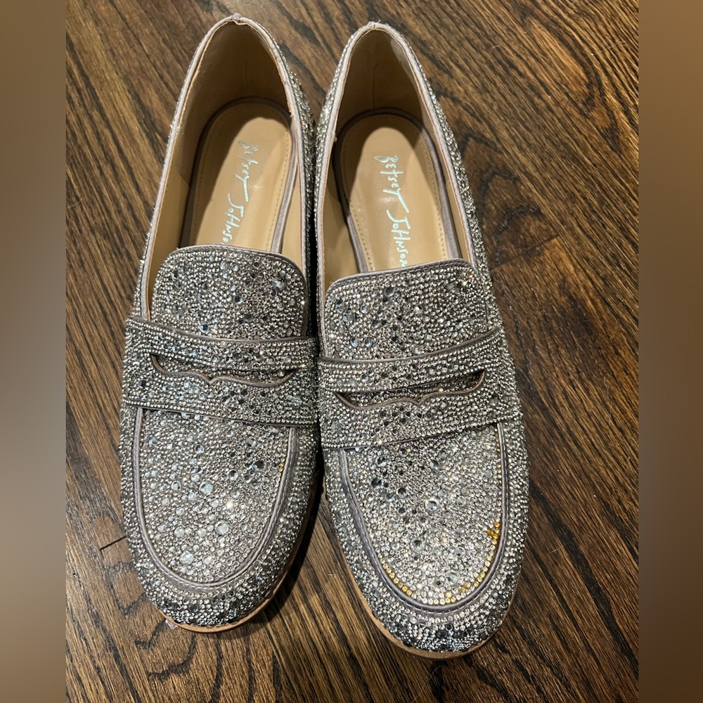 Betsey Johnson Silver SB-Aron Loafers